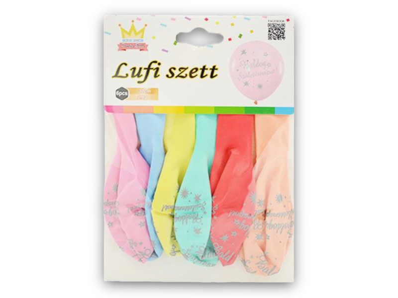 Lufi latex 30cm*6pcs 888662