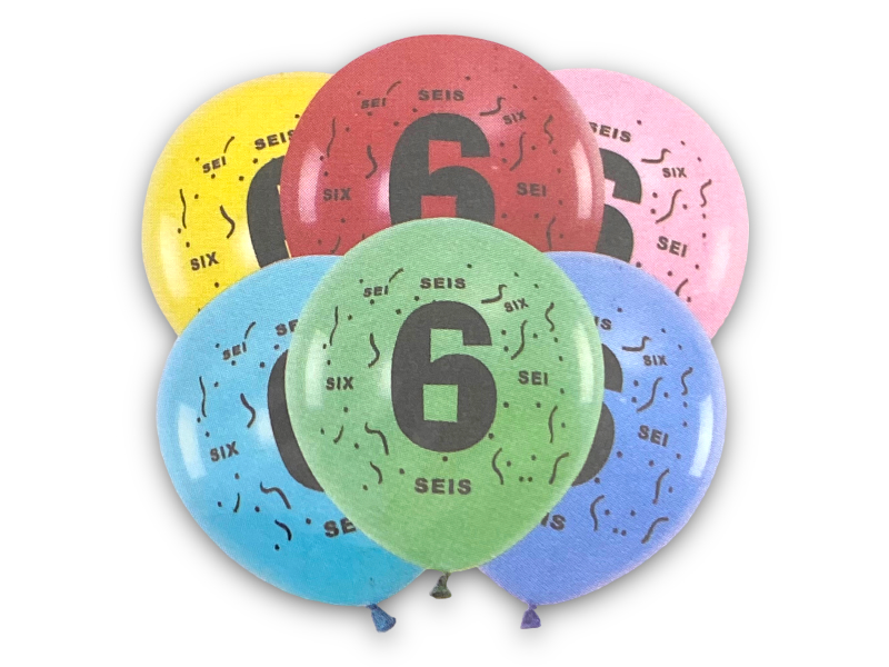 Lufi latex 30cm*6pcs 888945