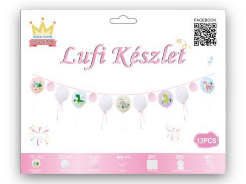 Lufi latex szett 13pcs 90632