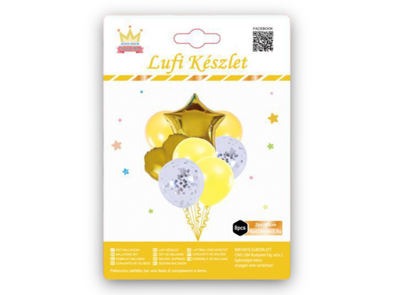 Lufi latex szett 8pcs 889829