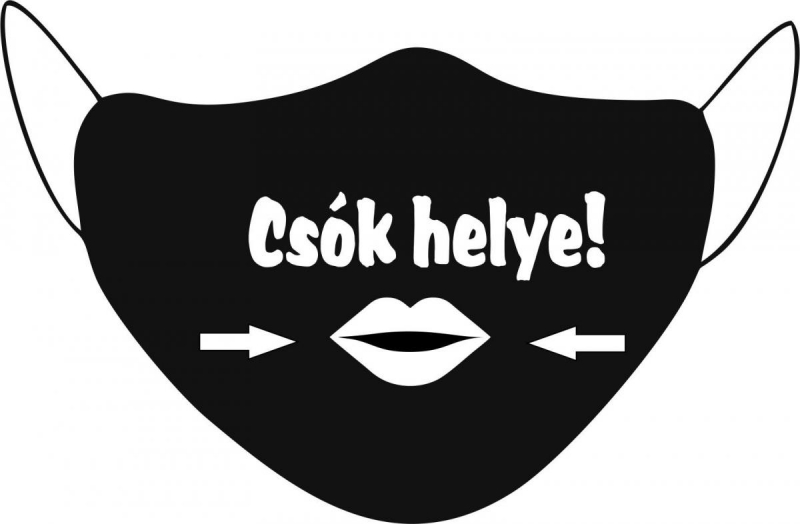 Maszk/Csók helye!