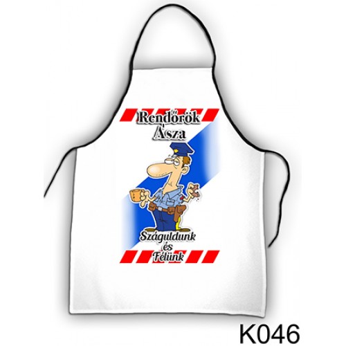 Kötény K046/Rendőrök ásza