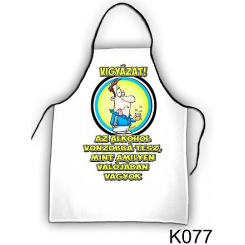 Kötény K077/Vigyázat