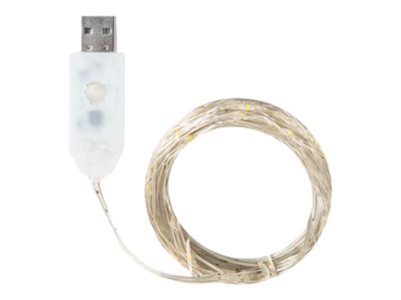 Égősor LED-es(hideg) USB-2